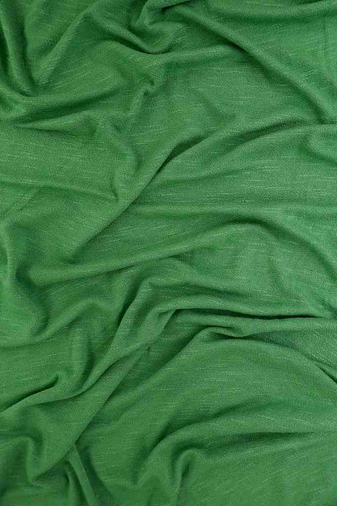 KNT3776 / GREEN GARDEN / 97%RAY 3%SPAN RAYON VISCOSE CREPE SLUB SOLID
