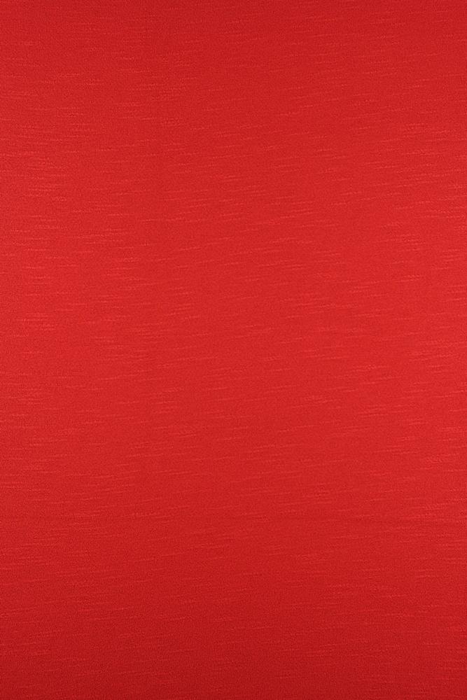KNT3776 / RED SCARLET / 97%RAY 3%SPAN RAYON VISCOSE CREPE SLUB SOLID