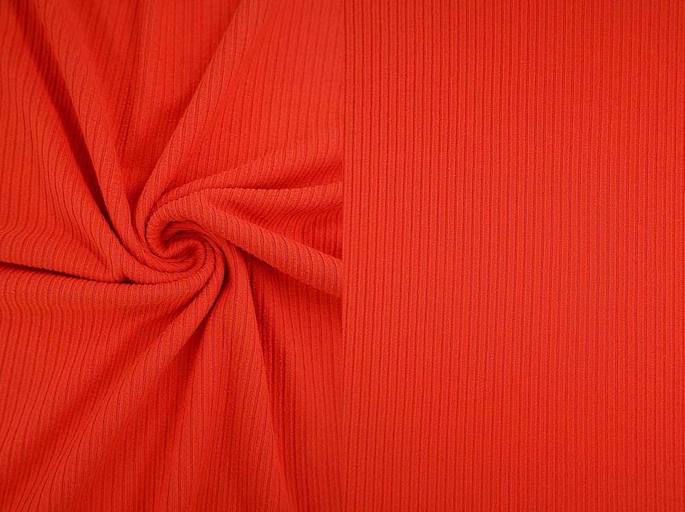 KNT4151 / TOMATO / 87%POLY 13%SPAN 4X2 YUMMY RIB SOLID