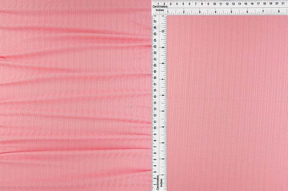 KNT4191 / PINK / 96%RAY 4%SPAN R/SP POINTELLE RIB SOLID