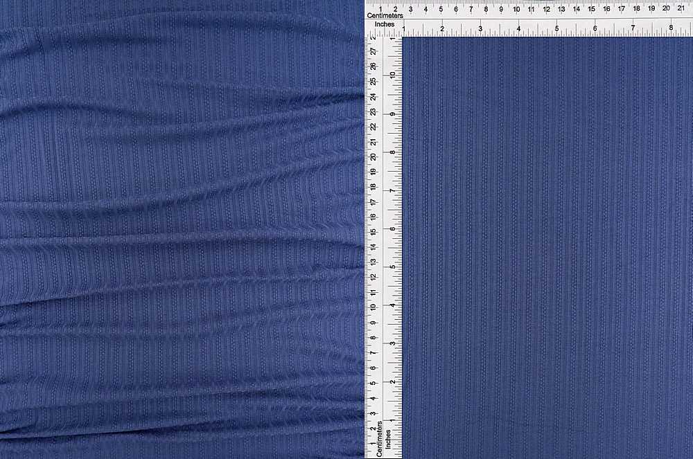 KNT4191 / DENIM / 96%RAY 4%SPAN R/SP POINTELLE RIB SOLID