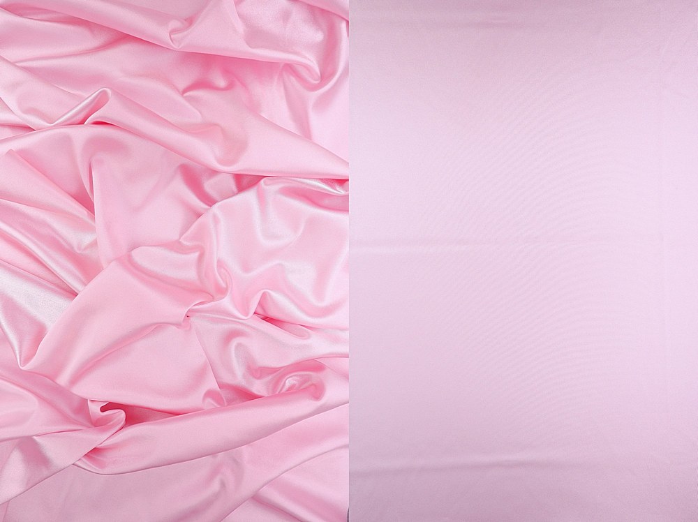 KNT4200 / PINK LT / 88%POLY 12%SPAN BRIDAL SATIN STRETCH FABRIC.