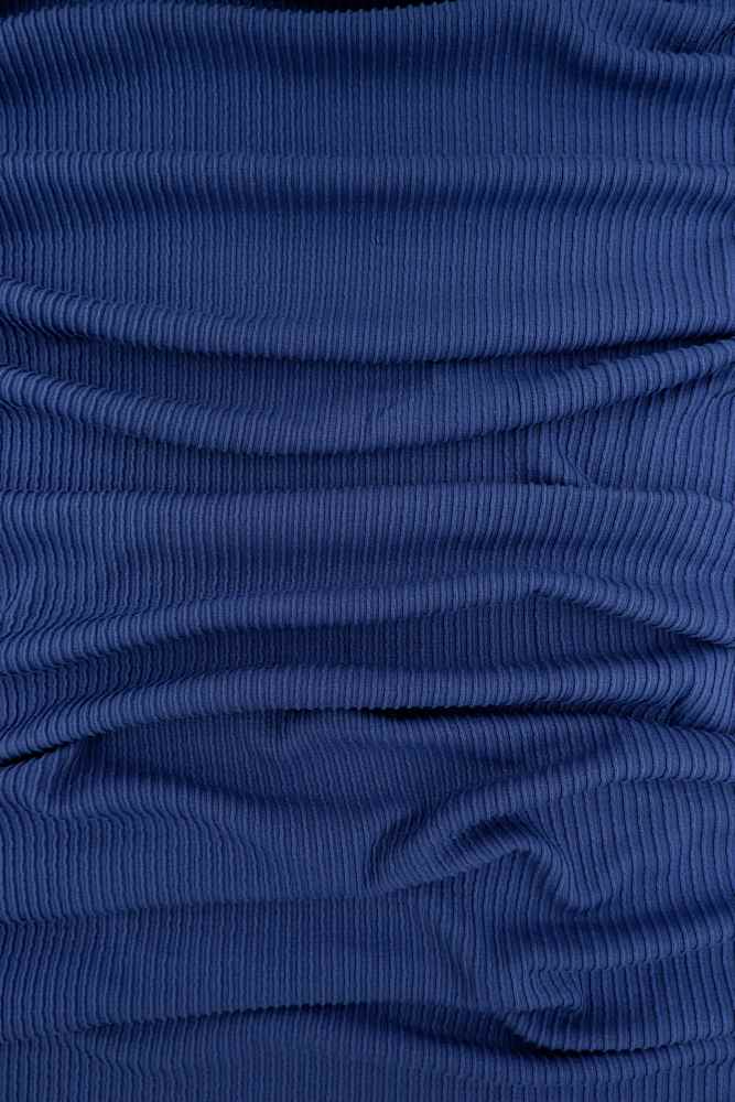 KNT4204 / DENIM / 77%POLY 18%RAY 5%SPAN DOUBLE KNIT COZY