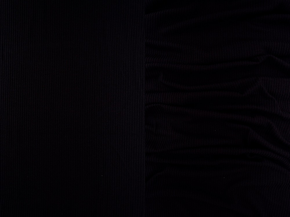 KNT4204 / BLACK / 77%POLY 18%RAY 5%SPAN DOUBLE KNIT COZY