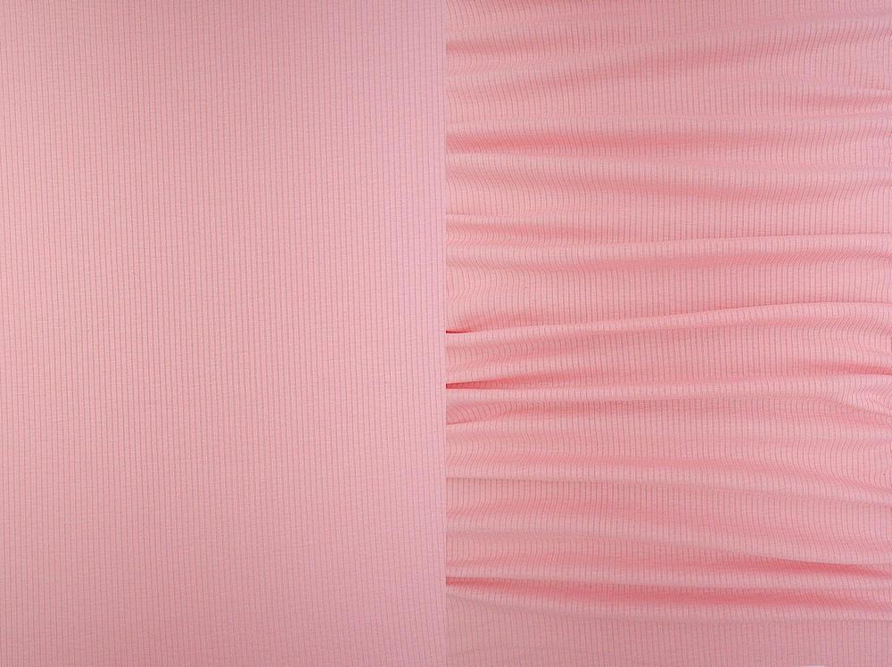 KNT3422 / PINK PALE / 89%POLY 9%RAYON 2%SPAN 4x2 RIB SOLID