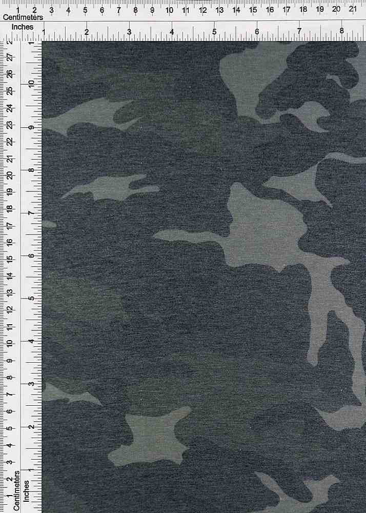 KNT1304-SE71178 / ARMY / 62%POLY 33%RAY 5%SPAN DISPERSE CAMOUFLAGE PRINT