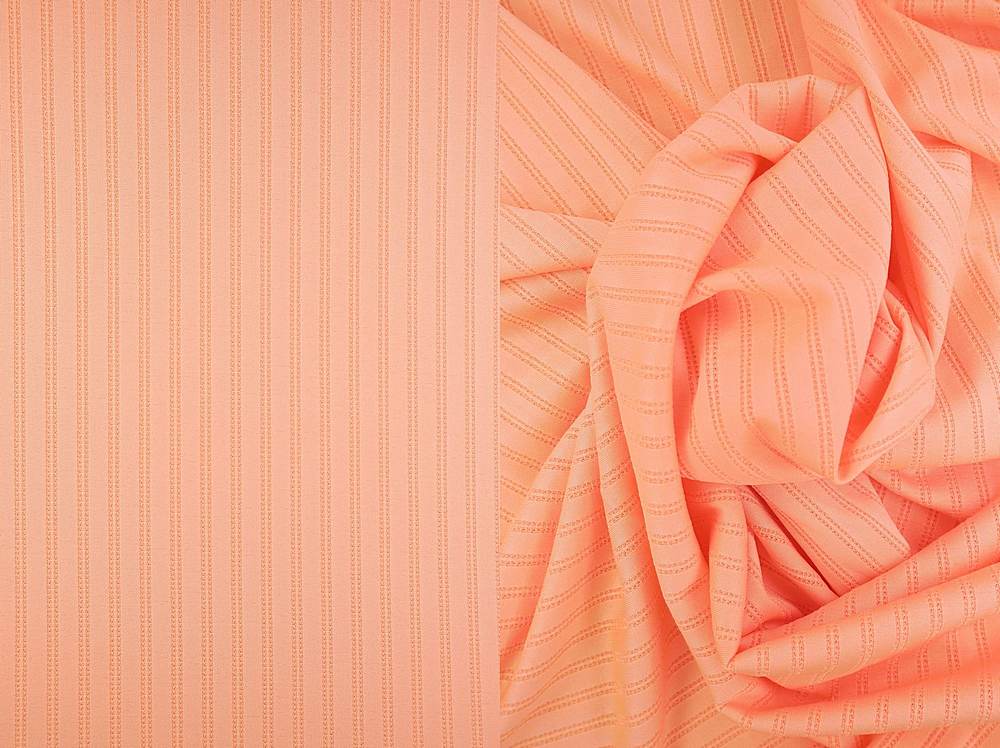 KNT4208 / CANTALOUPE / 96%POLY 4%SPAN MINI JACQUARD
