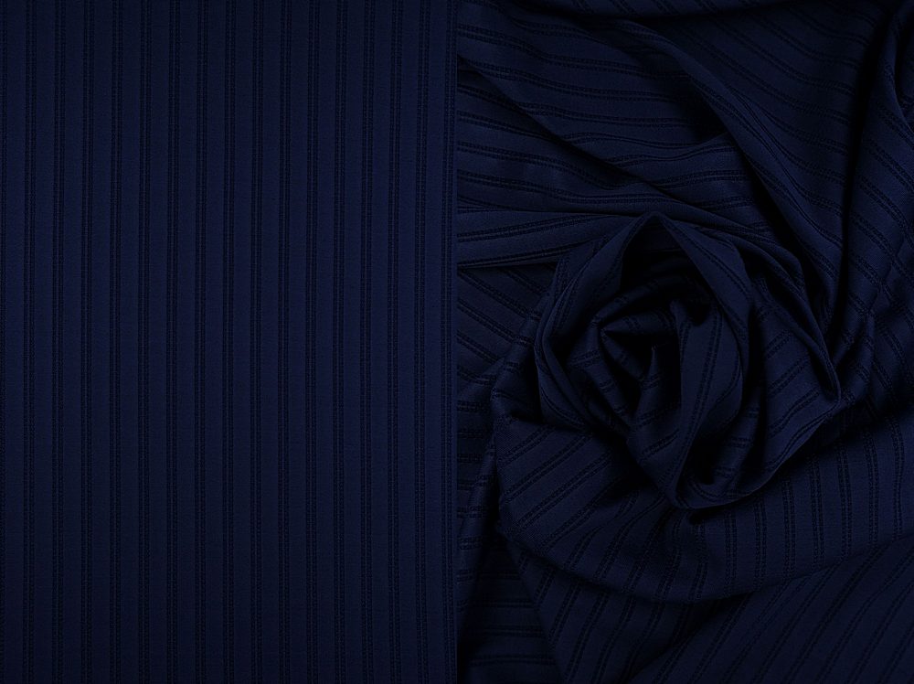 KNT4208 / NAVY / 96%POLY 4%SPAN MINI JACQUARD