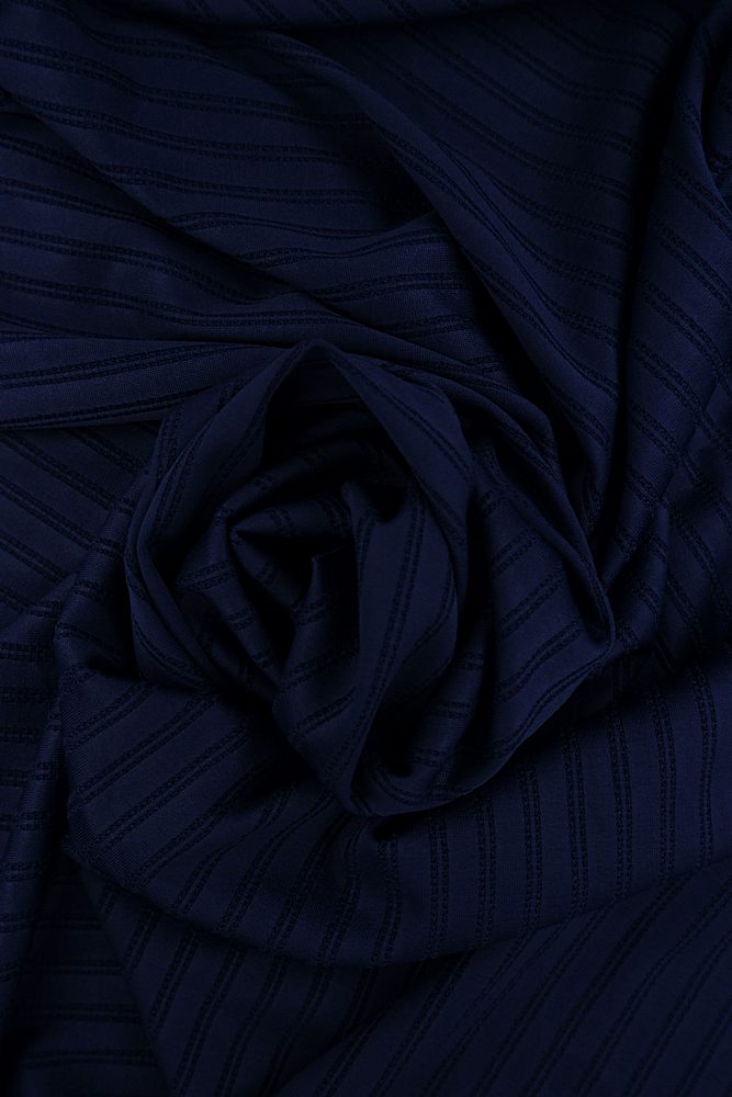 KNT4208 / NAVY / 96%POLY 4%SPAN MINI JACQUARD
