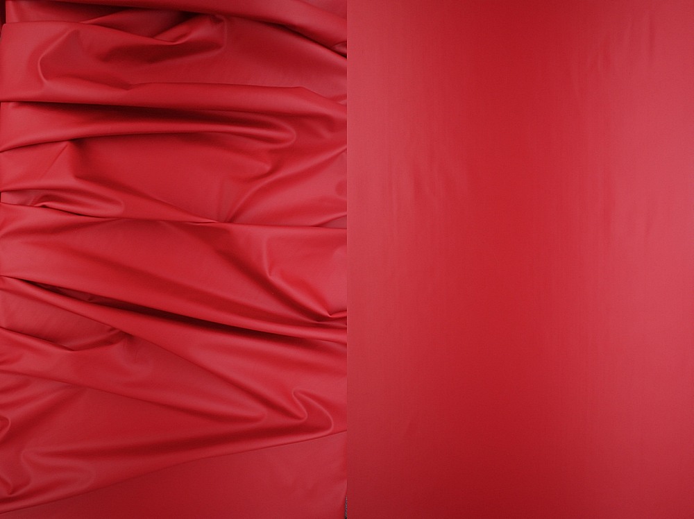 MTJ302 / RED / 98%POLY 2%SPAN PLEATHER COATED