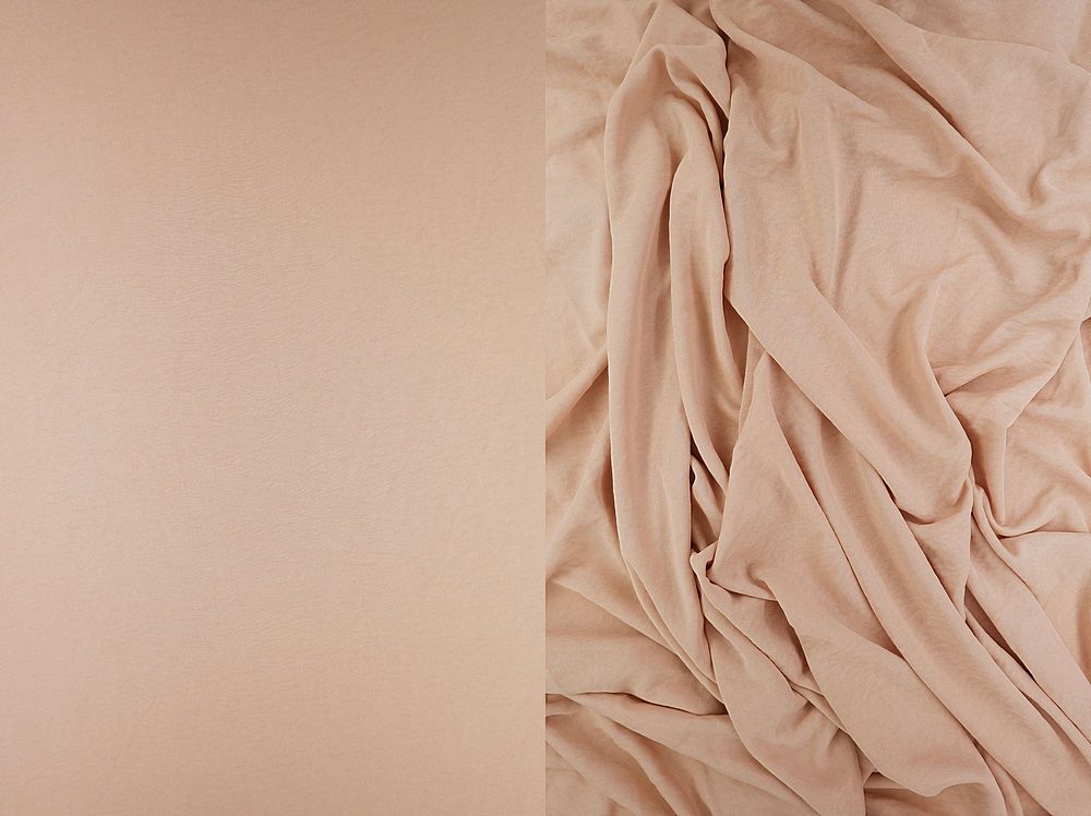 KNT4219 / TAN / 100%POLY ICE MATTE KNIT SATIN