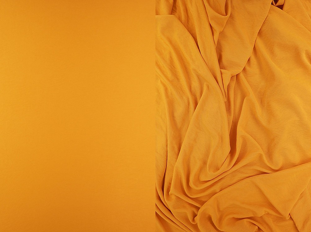 KNT4219 / YELLOW AMBER / 100%POLY ICE MATTE KNIT SATIN