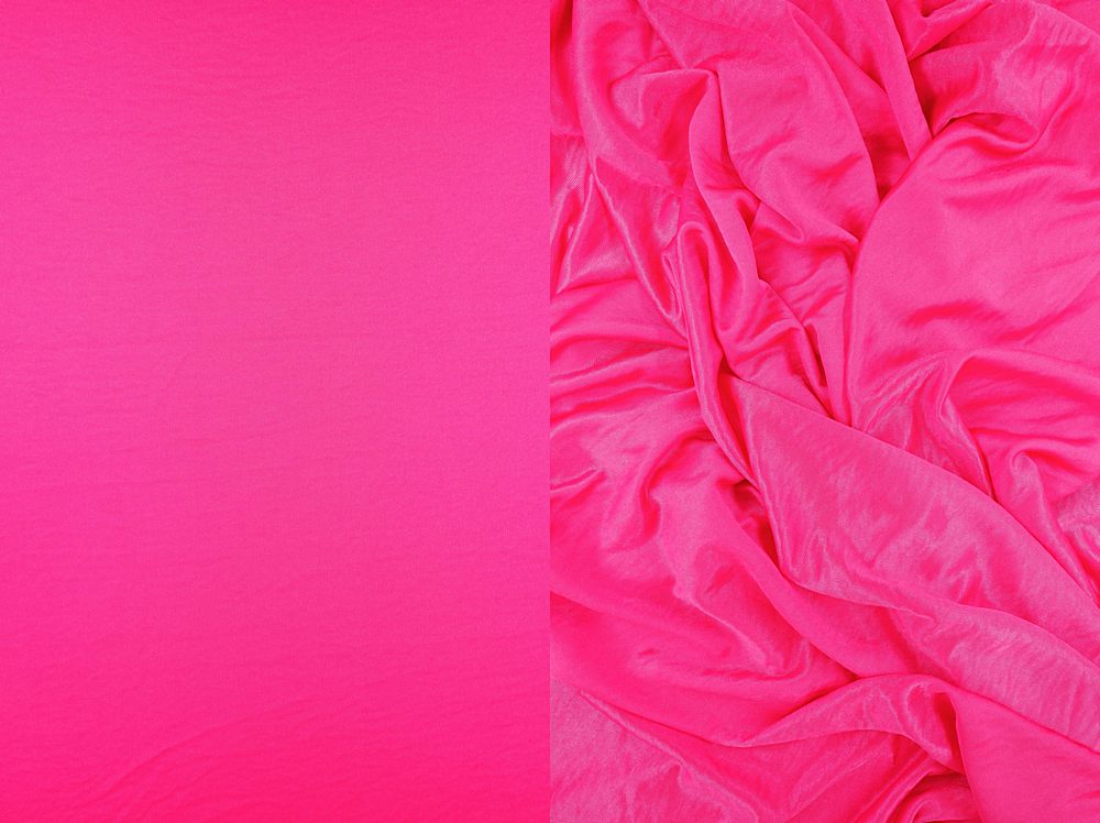 KNT4221 / PINK HOT / 100%POLY ICE KNIT SATIN
