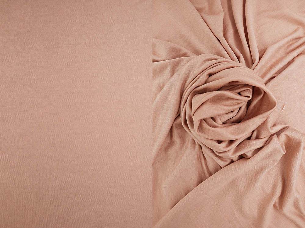 KNT3801 / TAN / 69%RAYON 27%POLY 4%SPAN BABY FRENCH TERRY SOLID