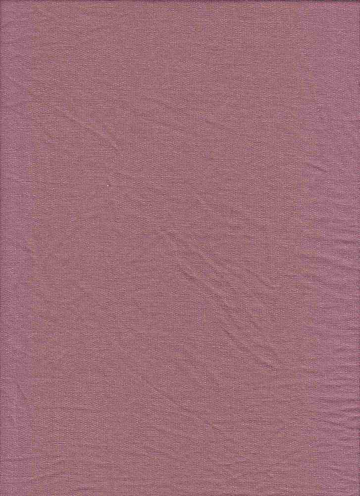 KNT3801 / MAUVE / 69%RAYON 27%POLY 4%SPAN BABY FRENCH TERRY SOLID