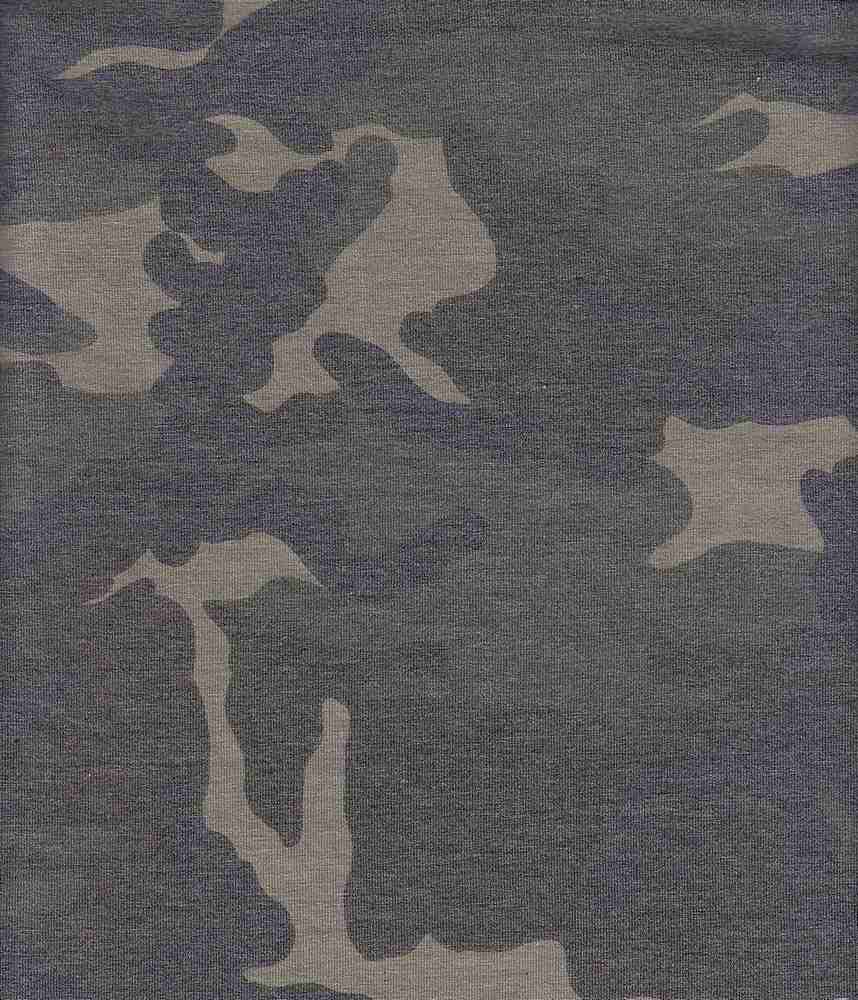 KNT1304-SE71178 / OLIVE NEW / 62%POLY 33%RAY 5%SPAN DISPERSE CAMOUFLAGE PRINT