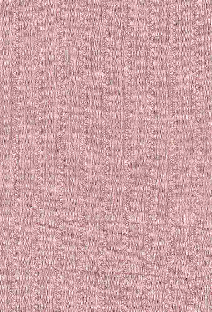 KNT4191 / BLUSH / 96%RAY 4%SPAN R/SP POINTELLE RIB SOLID