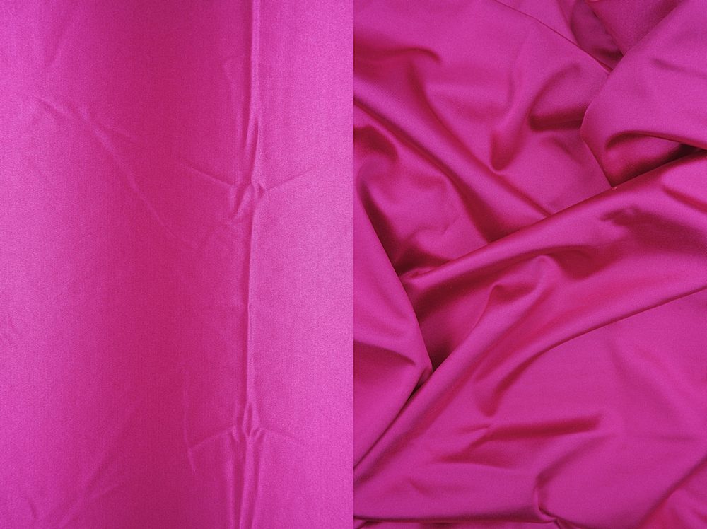 KNT4200 / PINK ULTRA / 88%POLY 12%SPAN BRIDAL SATIN STRETCH FABRIC.