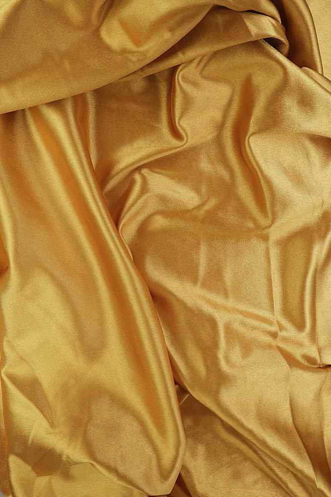KNT4200 / MUSTARD / 88%POLY 12%SPAN BRIDAL SATIN STRETCH FABRIC.
