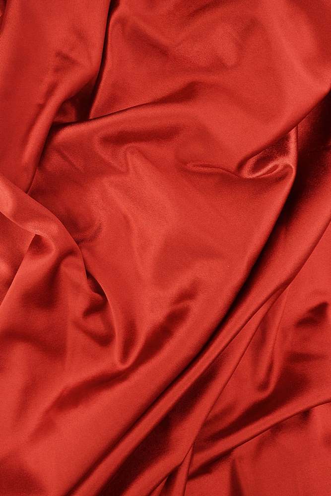 KNT4200 / RUST / 88%POLY 12%SPAN BRIDAL SATIN STRETCH FABRIC.