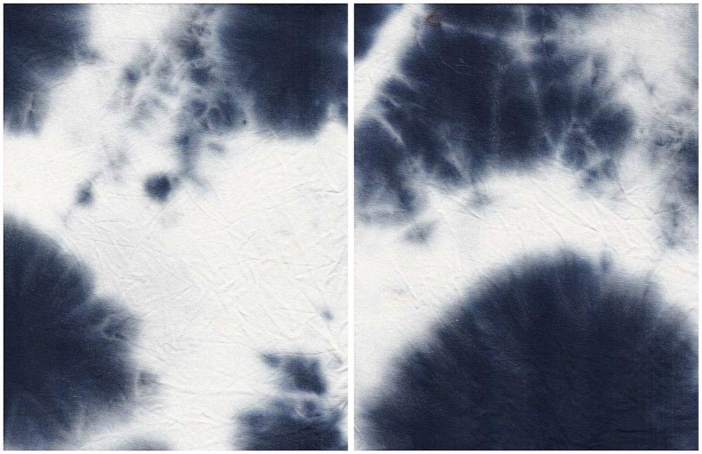 KNT4232 / NAVY / 96%RAYON 4%SPAN R/SP REAL TIE DYE