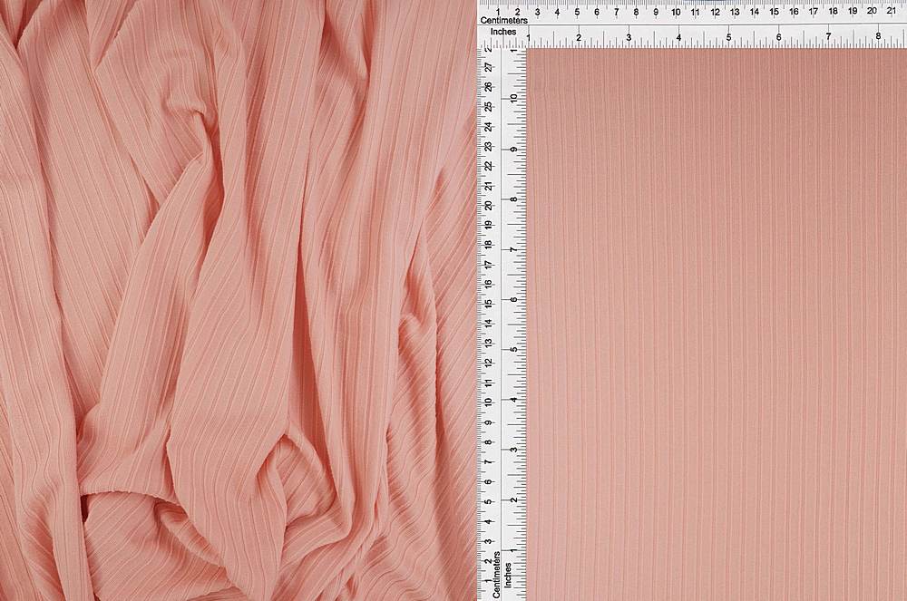 KNT4135 / BLUSH / 87%POLY 13%SPAN 8X3 YUMMY RIB SOLID