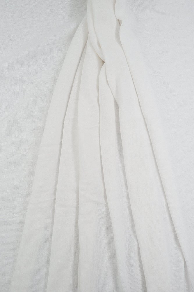 KNT3864 / IVORY SLD / 50%RAY 28%POLY 22%NYLON TWO-TONE SWEATER KNIT SOLID
