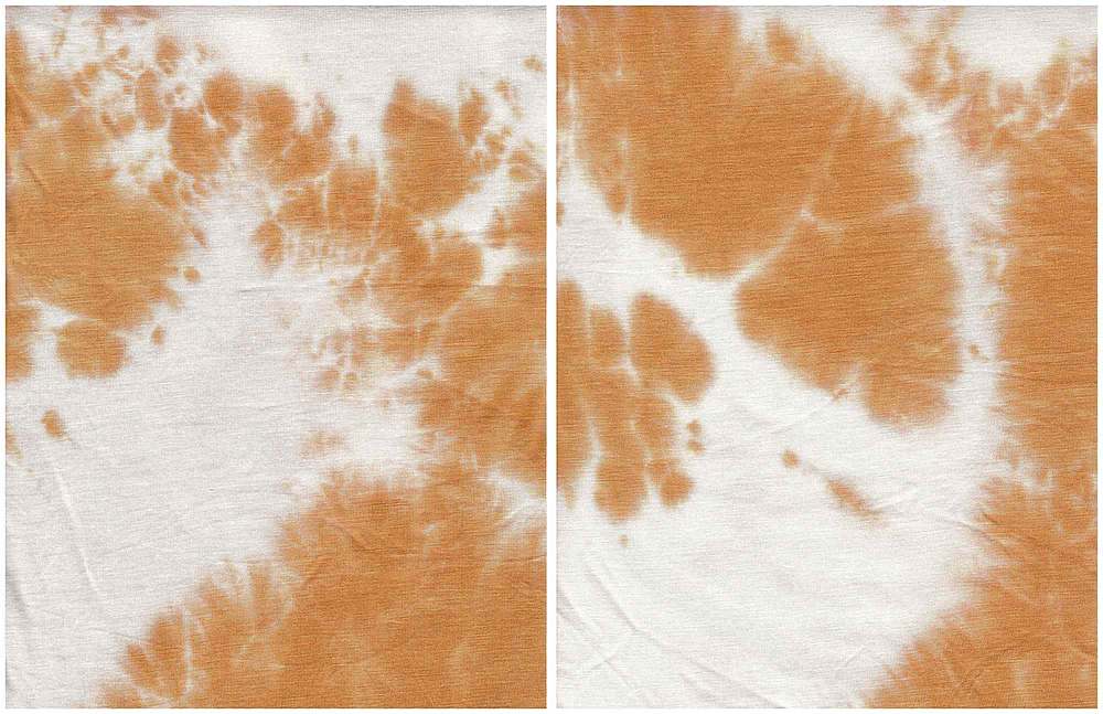 KNT4232 / MUSTARD / 96%RAYON 4%SPAN R/SP REAL TIE DYE