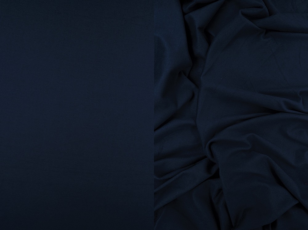 KNT2100 / NAVY DK / 96%POLY 4%SPAN DTY BRUSHED SOLID