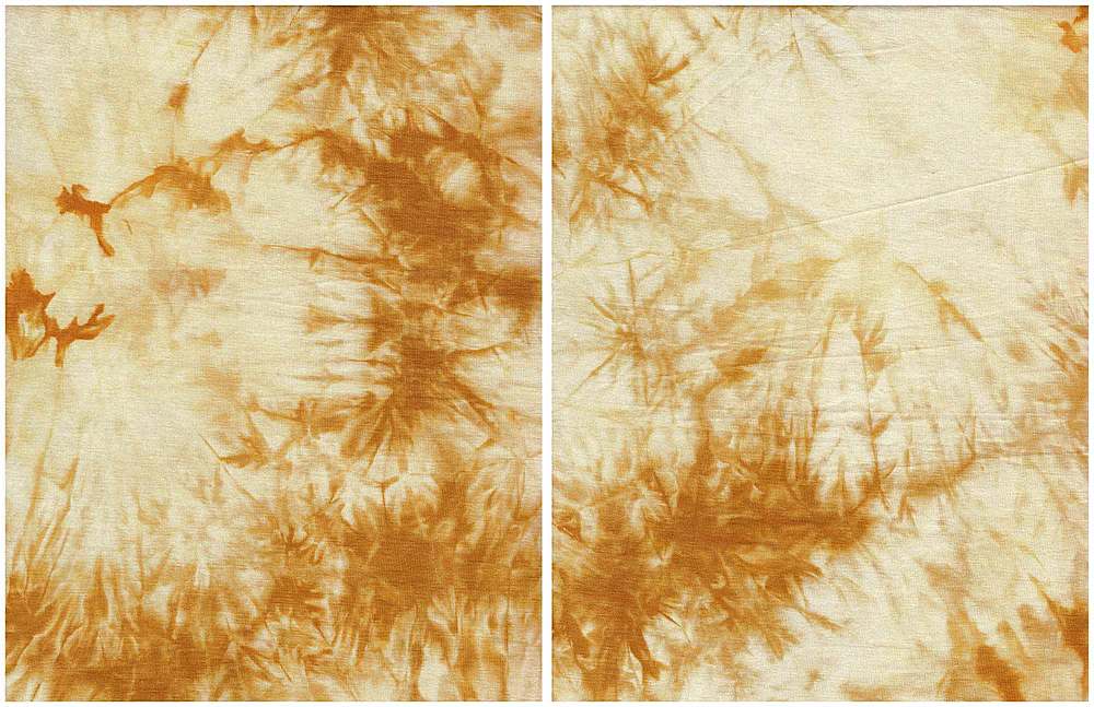 KNT4348 / MUSTARD / 97%RAYON 3%SPAN JERSEY REAL TIE DYE
