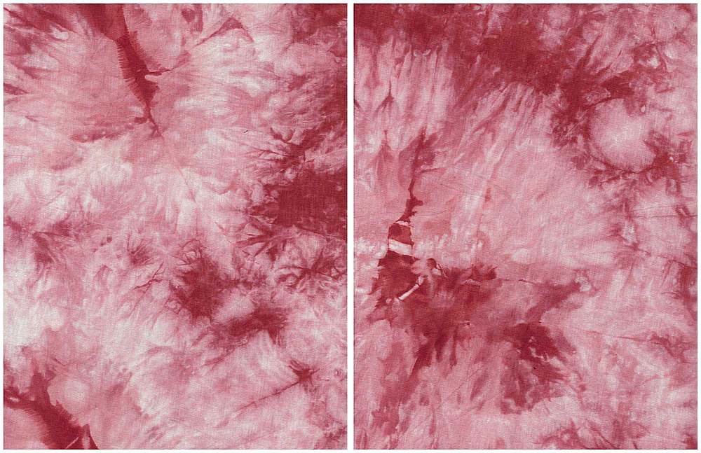 KNT4348 / BURGUNDY / 97%RAYON 3%SPAN JERSEY REAL TIE DYE