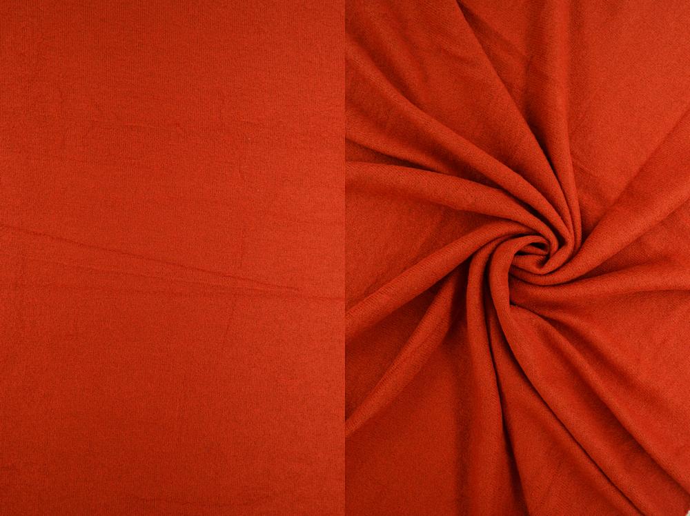 KNT4349 / RUST / 76%RAYON 21%POLY 3%SPAN COZY FLEECE