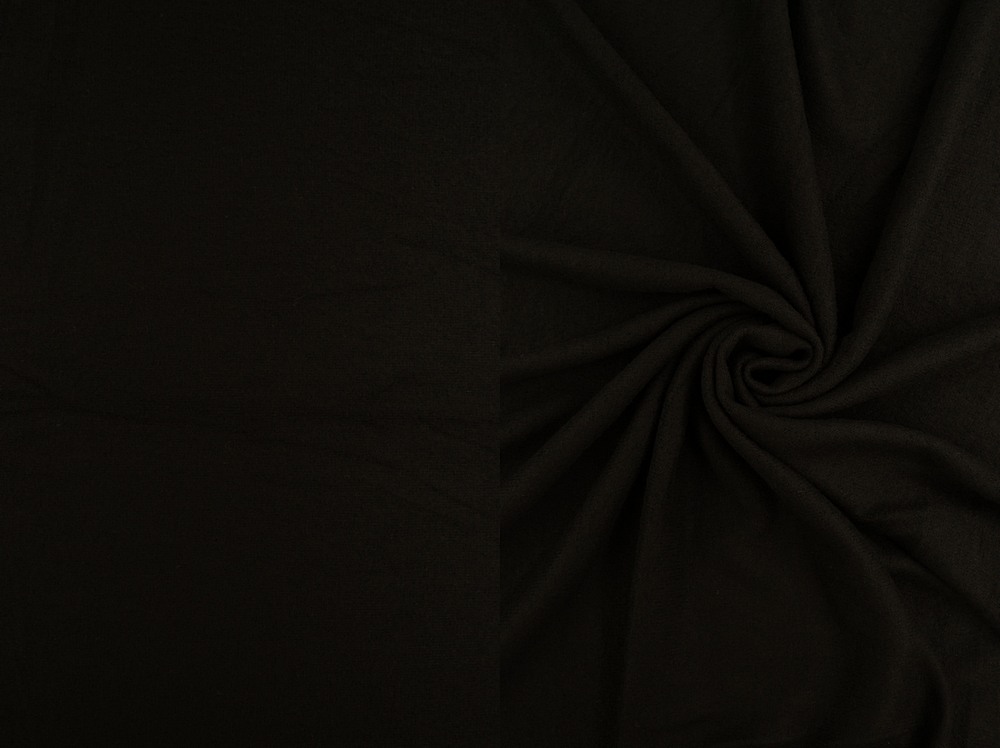 KNT4349 / BLACK / 76%RAYON 21%POLY 3%SPAN COZY FLEECE