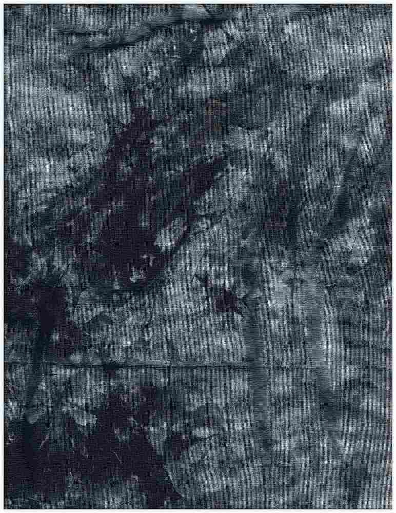 KNT4350 / BLACK / 96%RAYON 4%SPAN JERSEY TIE DYE