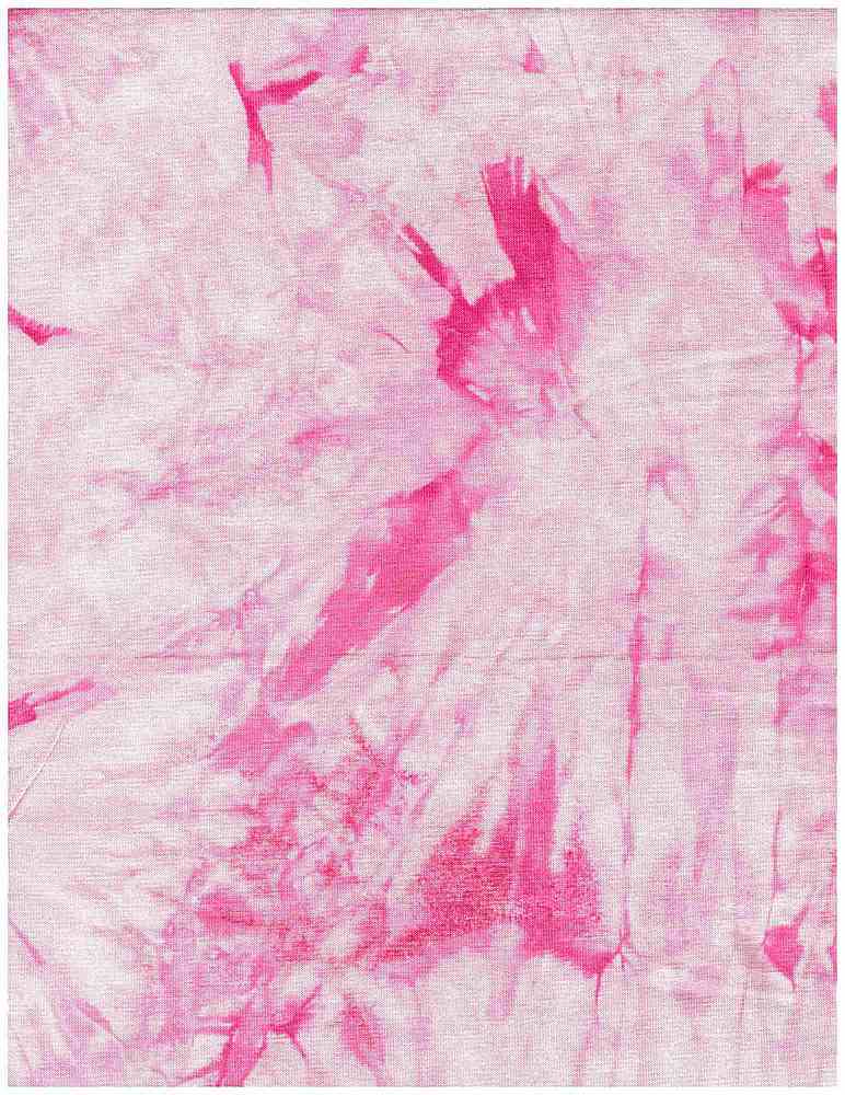 KNT4350 / PINK HOT / 96%RAYON 4%SPAN JERSEY TIE DYE
