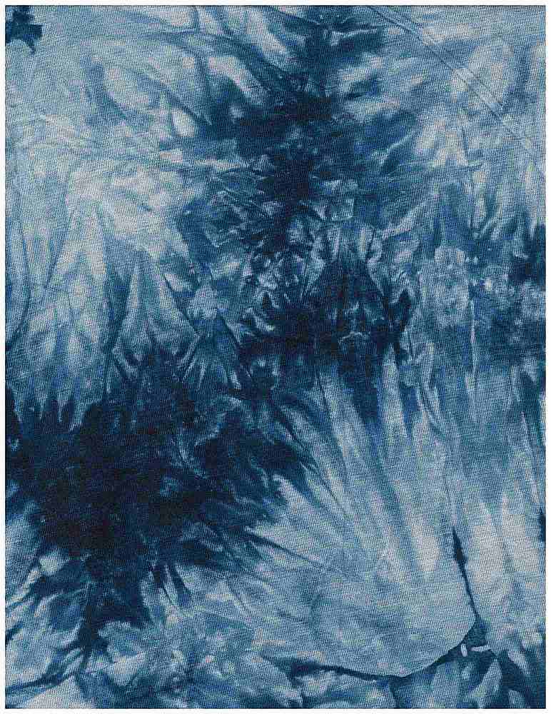 KNT4350 / NAVY / 96%RAYON 4%SPAN JERSEY TIE DYE