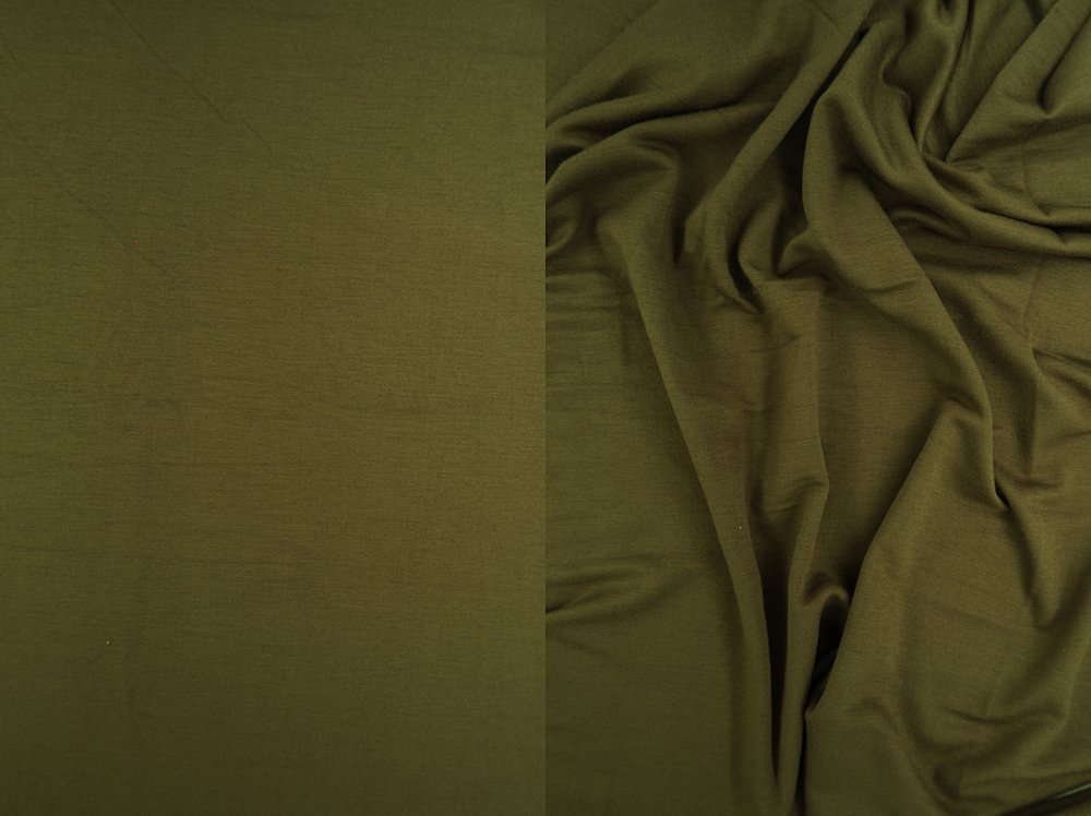 KNT4353 / OLIVE / 97%RAY 3%SPAN R/SP FRENCH TERRY