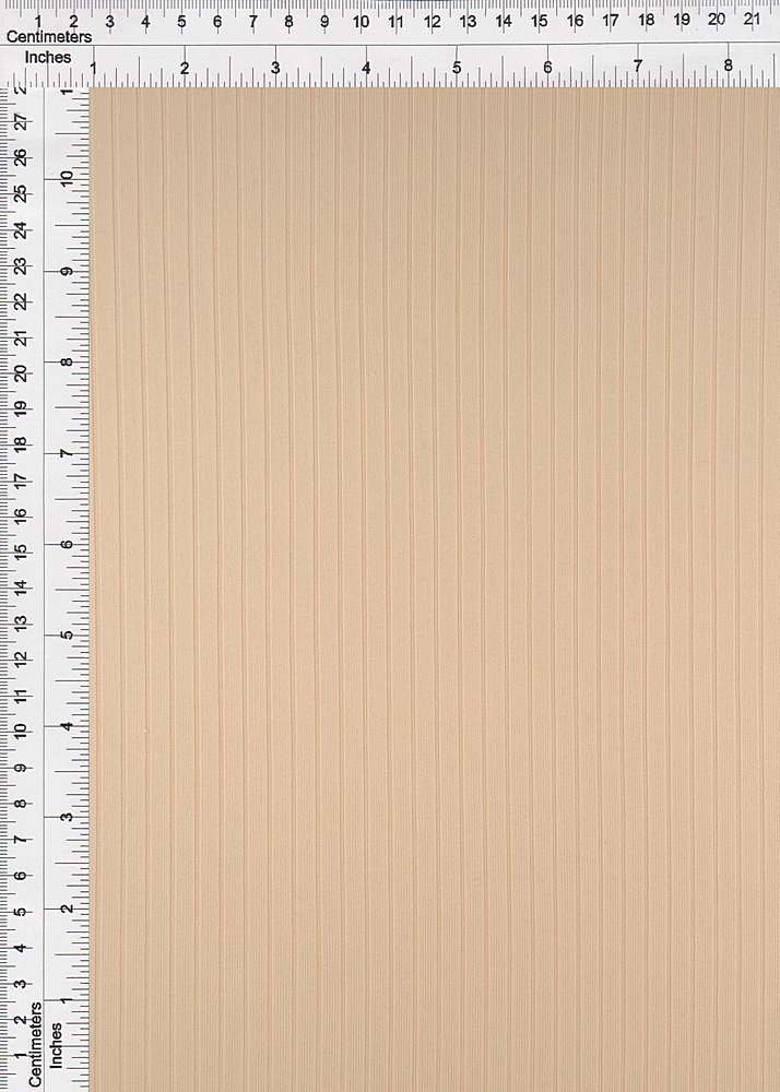 KNT4135 / BEIGE / 87%POLY 13%SPAN 8X3 YUMMY RIB SOLID