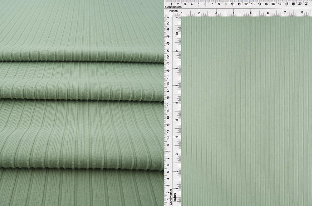 KNT4135 / SAGE LT / 87%POLY 13%SPAN 8X3 YUMMY RIB SOLID