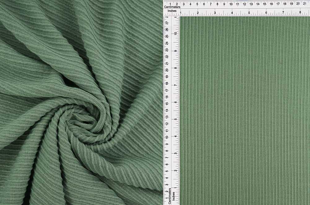 KNT4204 / SAGE / 77%POLY 18%RAY 5%SPAN DOUBLE KNIT COZY