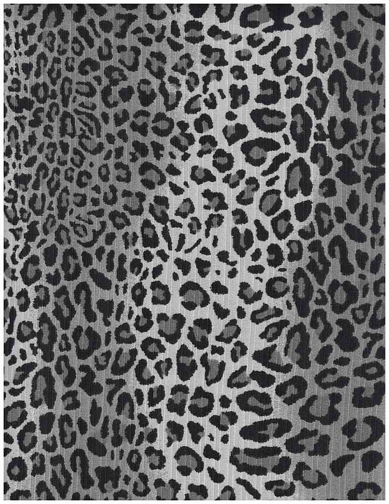 KNT4135-SE20357 / GREY / 87%POLY 13%SPAN 8X3 YUMMY RIB LEOPARD PRINT