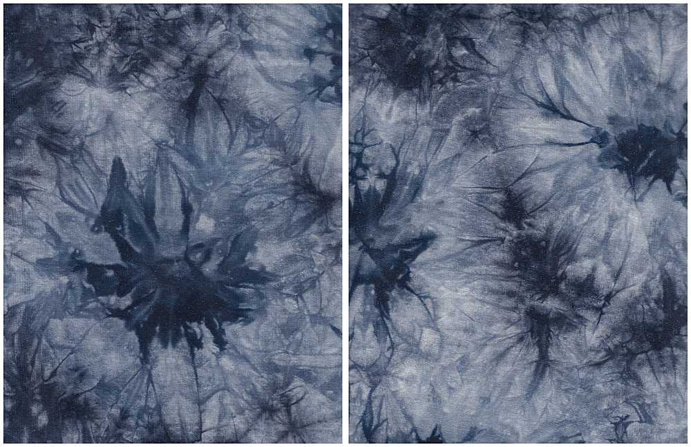 KNT4361 / NAVY / 55%RAY 40%POLY 5%SP FRENCH TERRY TIE DYE