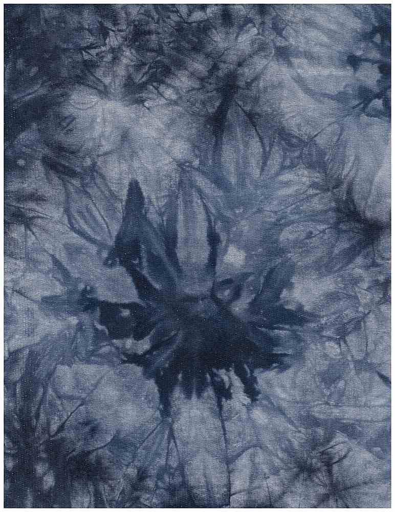 KNT4361 / NAVY / 55%RAY 40%POLY 5%SP FRENCH TERRY TIE DYE