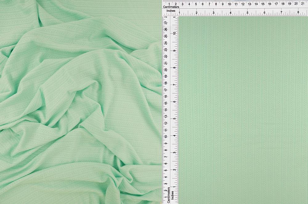 KNT4191 / MINT / 96%RAY 4%SPAN R/SP POINTELLE RIB SOLID