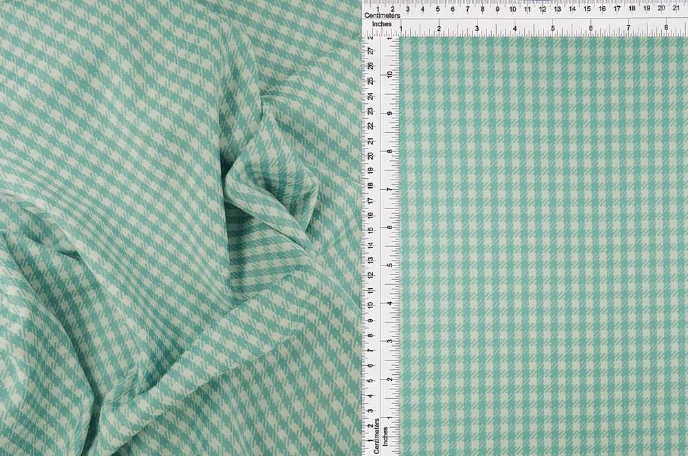 KNT4392 / SAGE / 90.5%POLY 8.5%RAY 1%SPAN DOUBLE KNIT JACQUARD PLAID
