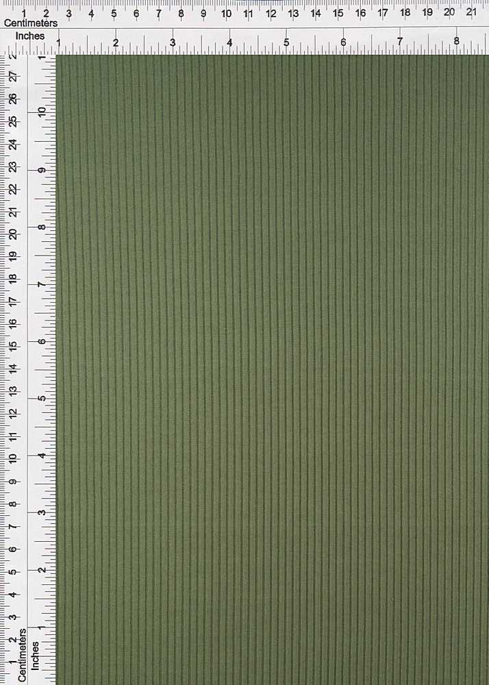 KNT4151 / OLIVE VINTAGE / 87%POLY 13%SPAN 4X2 YUMMY RIB SOLID