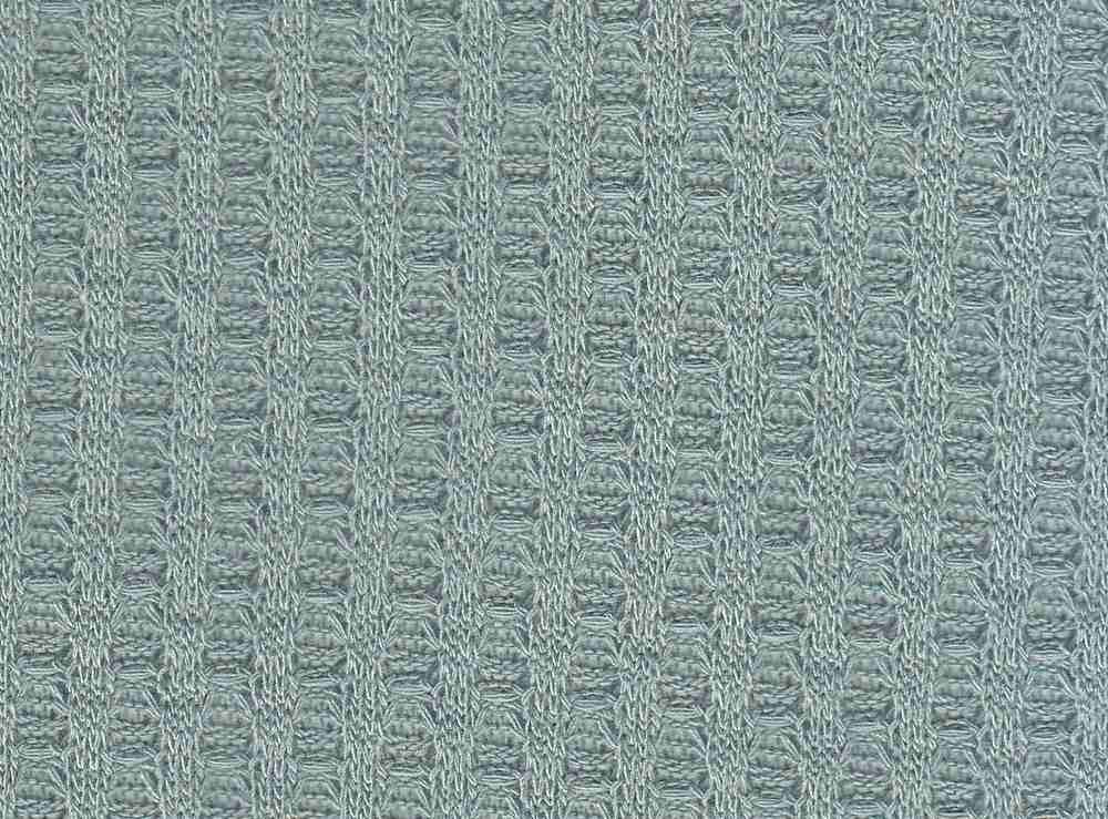 KNT3634 / SAGE / 70%POLY 28%RAYON 2%SPAN WAFFLE SOLID