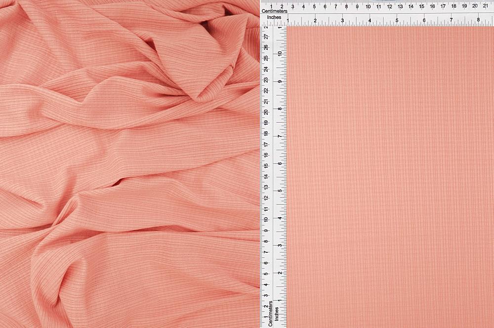 KNT3359 / PINK / 86%POLY 9%RAY 5%SPAN POINTELLE RIB SOLID
