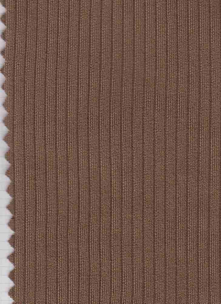 KNT4151 / BROWN COCO / 87%POLY 13%SPAN 4X2 YUMMY RIB SOLID