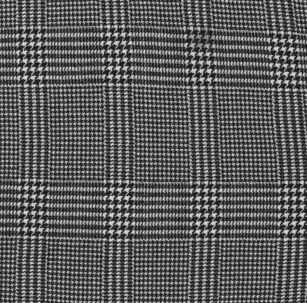 KNT2100-DU1777 / BLACK/WHITE / 96%POLY 4%SPANDEX BRUSH DTY